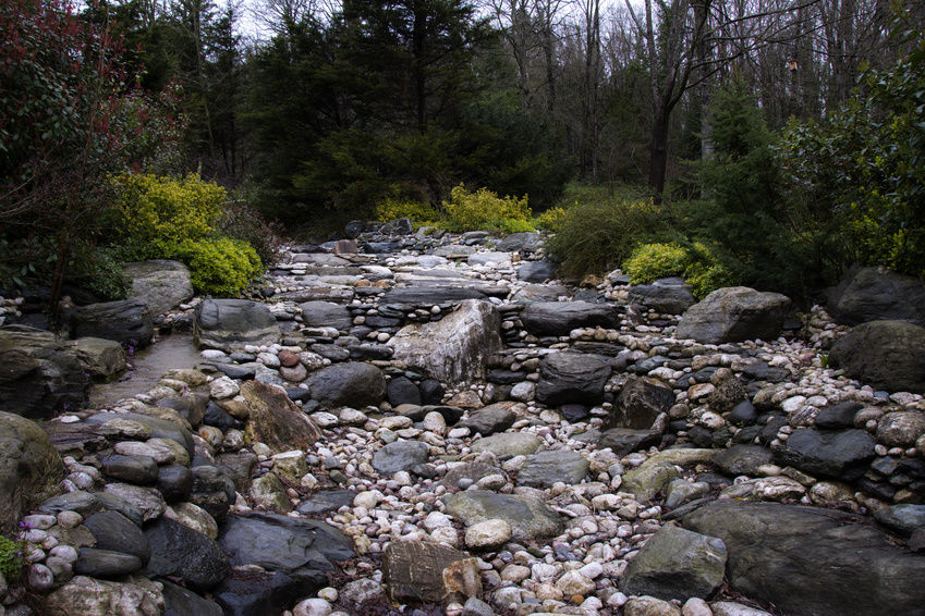 Creating a Dry Streambed